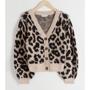 & Other Stories Leopard Cardigan never worn